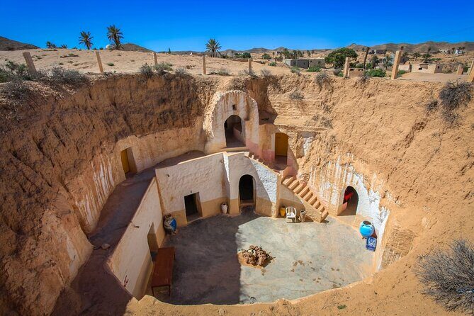 2-Day Tunisian Sahara Tour with Food & Stay from Hammamet - Onk Jemal Star Wars set: movie locations in real desert air