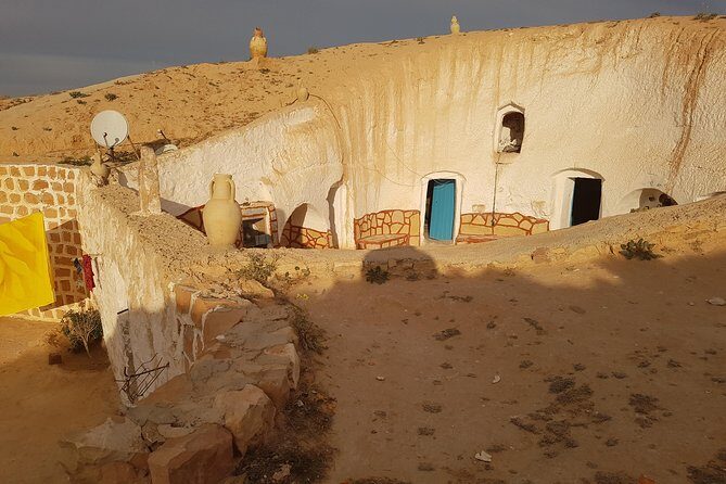 Door of the tunisian desert Ksar Ghilane and Matmata: Full one Day - The Early 6:00 AM Start and How the Ride Likely Feels