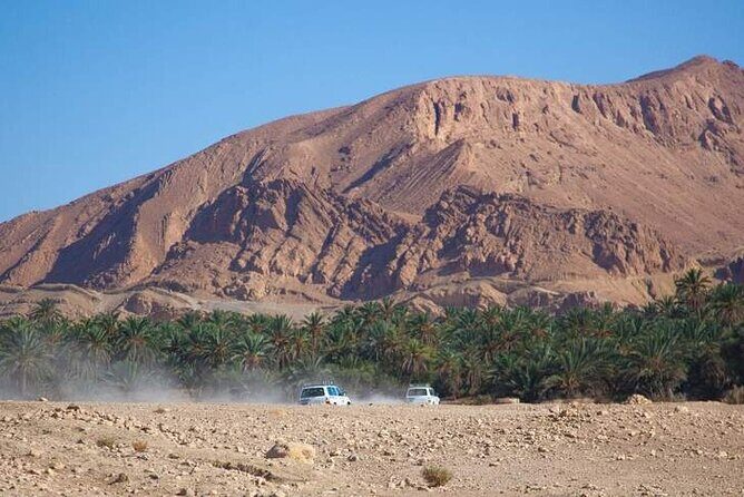 PRIVATE 2 day SAFARI (Ksar Ghilane and Atlas Mountains) from Jerba - Day 1: Douz, the desert capital, and the Grand Erg Oriental views