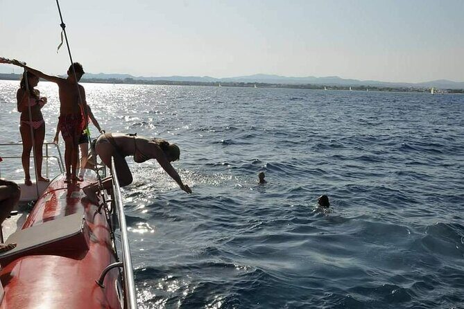 Sea Trip on Catamaran in Hammamet with Transfer - Swim breaks and life jackets: how the water time feels